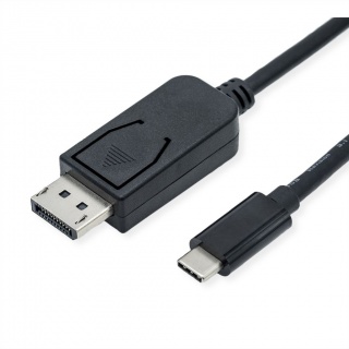 Cablu Type C la DisplayPort 8K60Hz T-T 3m Negru, Roline 11.04.5837